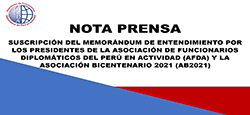 NOTA DE PRENSA