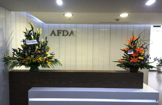 <p> Ingreso a la oficina administrativa de AFDA</p>